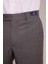 Erkek Açık Gri Regular Fit Yünlü Kumaş Pantolon 5