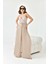 Kadın Şifon Pliseli Pantolon Beige 30700 1