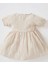 Kız Bebek Kolsuz Gofre Elbise 2
