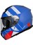 966 V2 Çene Açılır Kask Mavi 3