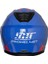 966 V2 Çene Açılır Kask Mavi 4