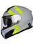 966 V2 Çene Açılır Kask Neon 2