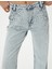 Yüksel Bel Düz Paça Taşlı Kot Pantolon Cepli - Eve Straight Jeans 5