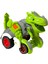 Trex Dinazor Figür Araba Sürtmeli Teker Transformers Robot Dinozor 15CM 2