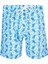Erkek Deniz Havuz Şortu Desenli Ross S260 Mavi 1