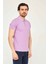 4613 Erkek Polo Yaka T-Shirt Lila 1