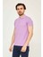 4613 Erkek Polo Yaka T-Shirt Lila 3