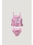 Summer Desenli Pembe Kız Çocuk Bikini 1