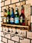 Ser Ticaret Dekoratif Ahşap Şaraplık , Kadehlik ve Içecek Standı Mini Bar 60/45/12CM Ş-R-P-11D-C 3