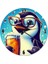Bira Seven Penguen Desenli Duvar Saati 1