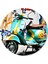 Graffiti ve Vespa Motor Baskılı Duvar Saati 1