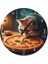 Pizza Seven Kedi Dekoratif Duvar Saati 1