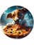 Pizza Hırsızı Köpek Sessiz Duvar Saati 1