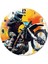 Motocross Yarışçısı Baskılı Duvar Saati 1