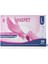 Pudrasız Pembe Nitril Eldiven Large Haspet 100LÜ 1
