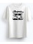 Oversize Bisiklet Yaka Supra Baskılı Kısa Kollu Beyaz T-Shirt 1