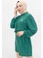24003 Kristal Kumaş Broşlu Tesettür Tunik 2