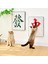 Kedi Tırmalama Tahtası Duvara Monte Ondüla Karton Kedi Tırmalayıcı - Dinozor Desen (Yurt Dışından) 5