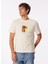 Jack & Jones Bisiklet Yaka Krem Erkek T-Shirt Jormarbella Brandıng Tee Ss Crew Ne 2