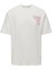 O Yaka Baskılı Beyaz Erkek T-Shirt Onskenny Rlx Text Ss Tee 3