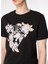 Bisiklet Yaka Baskılı Siyah Erkek T-Shirt M4GI11I3Z14JBLK_SS Cn Flowers Trıan 4