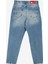 Yüksek Bel Geniş Paça Mom Fit Açık Mavi Kadın Denim Pantolon 242 Lcf 121003 Marlyn Posey Blue L 2