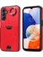 006 Samsung Galaxy A14 4G/A14 5g Arka Kapak Pu Tpu Kılıf Kart Çantası Halkalı Tutucu-Kırmızı (Yurt Dışından) 1