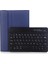 Galaxy Tab A 8.0 T290 / T295 (2019) Mavi Için Bluetooth Klavye Deri Kılıf (Yurt Dışından) 1