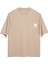 Full Of Love Oversize T-Shirt Erkek - Bej 2