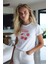 Cherries Regular T-Shirt Kadın-Beyaz 1