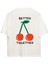 Better Together Oversize T-Shirt - Erkek - Ekru 3