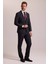 Erkek Antrasit Slim Fit Mono Yaka Yün Takım Elbise 2