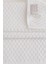 Ivory Beyaz Kabartma Dokulu Mikro Fiber Pamuk 2li El Yüz Havlusu Seti 50 x 90 - 50 x 90 1119A 5