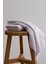 Ivory Lila Bordürlü Mikro Fiber Pamuk 2li Banyo Havlusu Seti 50 x 90 - 70 x 140 1105A 1