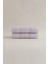 Ivory Lila Bordürlü Mikro Fiber Pamuk 2li Banyo Havlusu Seti 50 x 90 - 70 x 140 1105A 2