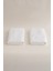 Ivory Beyaz Bordürlü Mikro Fiber Pamuk 2li El Yüz Havlusu Seti 50 x 90 - 50 x 90 1107A 4