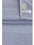 Ivory Mavi Fitilli Mikro Fiber Pamuk 2li Banyo Havlusu Seti 50 x 90 - 70 x 140 1130A 5