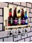 Ser Ticaret Dekoratif Ahşap Şaraplık , Kadehlik ve Içecek Standı Mini Bar 60x45x12CM Ş-R-P-11D-S 2