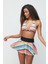 Etekli Üçgen Bikini Takım 3286 Çok Renkli 1