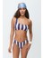 Tek Omuz Bikini Takım 3280 Lacivert/oranj 1