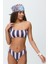 Tek Omuz Bikini Takım 3280 Lacivert/oranj 3