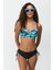 Kaplı Bikini Takım 3261 Siyah/turkuaz 1