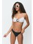Straplez Bikini Takım 3282 Siyah/beyaz 2
