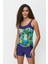 Şortlu Tankini 7757 Lacivert/çok Renkli 1