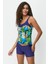 Şortlu Tankini 7757 Lacivert/çok Renkli 3