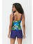 Şortlu Tankini 7757 Lacivert/çok Renkli 4