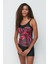 Şortlu Tankini 7766 Siyah/kırmızı 2