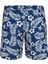 Erkek Deniz Havuz Şortu Desenli Lang S245 Koyu Lacivert 2