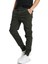 Slim Fit None Denim Esnek Kumaş Erkek Kargo Pantolon 1