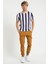 Slim Fit None Denim Paçaları Lastikli Esnek Kumaş Erkek Kargo Pantolon 2